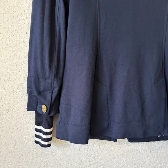 CABI Grand Slam Blazer Jacket Navy Blue Double Breasted Preppy - Picture 7 of 13